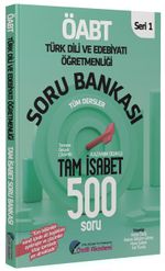 ÖABT Türk Dili ve Edebiyatı Tam İsabet 500 Soru Bankası Çözümlü