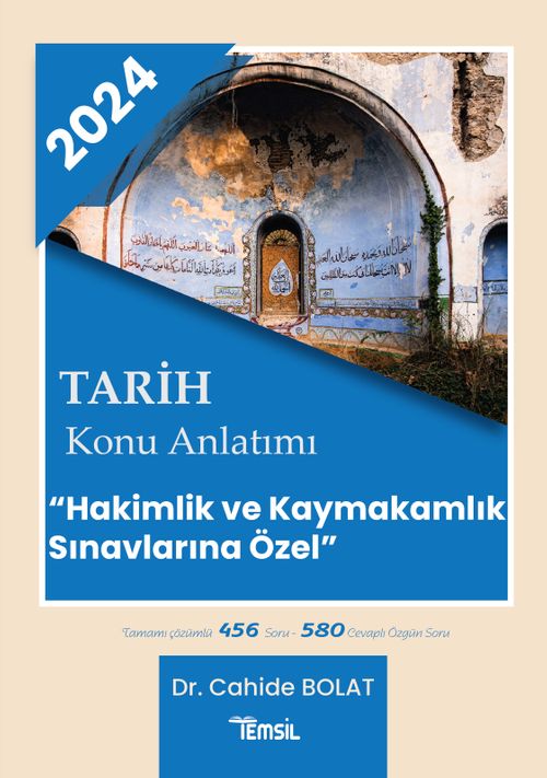 Tarih Konu Anlatımı ‘Hakimlik ve Kaymakamlık Sınavlarına Özel'