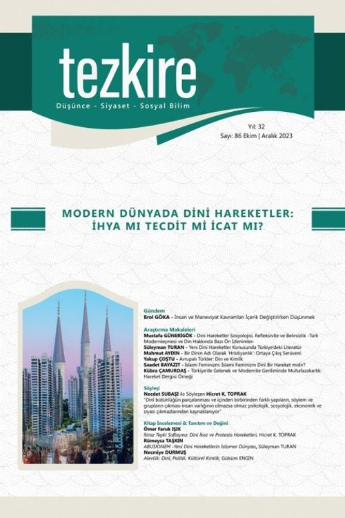 Tezkire 86. Sayı Dosya : Modern Dünyada Dini Hareketler: İhya Mi Tecdit Mi İcat Mi? 