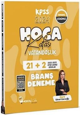2024 KPSS Vatandaşlık 21+2 Deneme Çözümlü