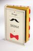 Kitap Şeklinde Ahşap Hediye Kutu - Sevgili Babam - Bıyık, Papyon