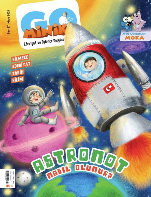 minikaGO Aylık Çocuk Dergisi Sayı:87 Mart 2024