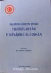 Telhisü’l-Beyan fi Kavanin-i Al-i Osman / 13-E-17