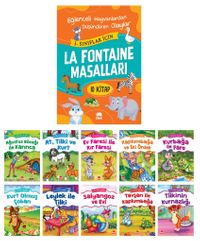 La Fontaine Masalları (10 Kitap Takım - Büyük Boy)