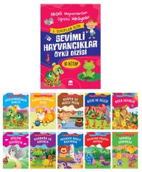 Sevimli Hayvancıklar Öykü Dizisi Düz Yazılı (10 Kitap Takım - Büyük Boy)