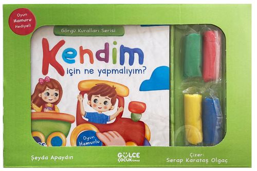 Kendim İçin Ne Yapmalıyım? / Görgü Kuralları Serisi / Oyun Hamurlu Kitap Seti