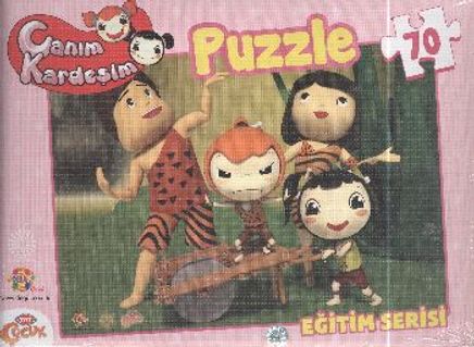Canım Kardeşim Eğitim Serisi 70 Parça Kutulu Puzzle