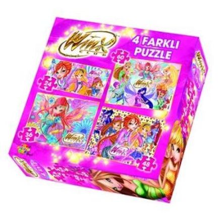 Winx Club 4 Farklı Puzzle