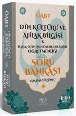 ÖABT Din Kültürü ve Ahlak Bilgisi ve İmam Hatip Lisesi Meslek Dersleri Öğretmenliği Soru Bankası Çözümlü