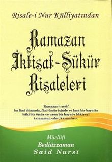 Ramazan İktisat - Şükür Risaleleri, Risalei Nur Külliyatından (Büyük Boy, Kod:357)