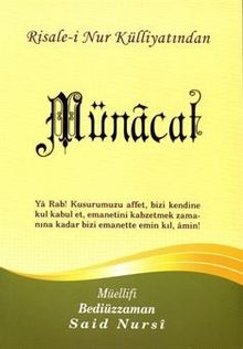 Münacat Risalesi, Risalei Nur Külliyatından (Büyük Boy, Kod:359)