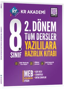 8. Sınıf 2. Dönem Tüm Dersler Yazılılara Hazırlık Kitabı