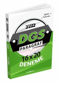  2022 DGS Paragraf Sözel Bölüm 16X20 Deneme