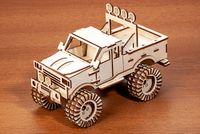 w-3D Puzzle - Monster Truck - Canavar Kamyon - 156 parça