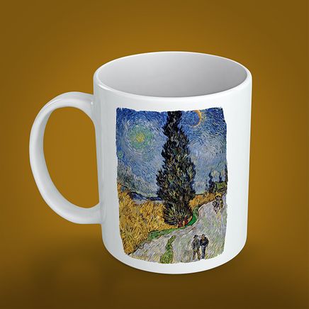 Kupa - Ressamlar - Van Gogh - Country Road In Provence By Nıght 1890