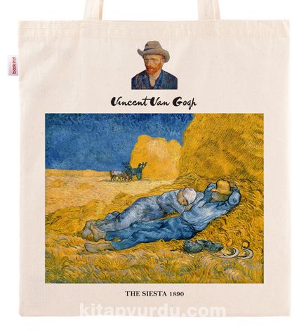 Askılı Bez Çanta - Ressamlar - Van Gogh - The Siesta 1890