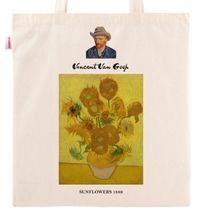 Askılı Bez Çanta - Ressamlar - Van Gogh - Sunflowers 1889