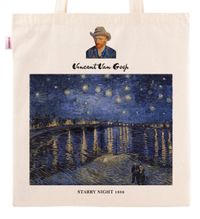 Askılı Bez Çanta - Ressamlar - Van Gogh - Starry Night 1888