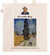 Askılı Bez Çanta - Ressamlar - Van Gogh - Country Road In Provence By Night 1890