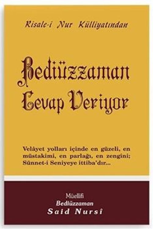 Bediüzzaman Cevap Veriyor - Orta Boy (Kod:403)