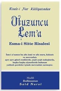 Otuzuncu Lem'a Esma-i Sitte Risalesi - Orta Boy (Kod:411)