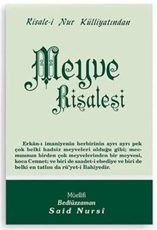 Meyve Risalesi - Orta Boy (Kod:412)
