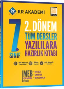 7. Sınıf 2. Dönem Tüm Dersler Yazılılara Hazırlık Kitabı