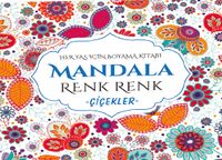 Mandala Renk Renk Çiçekler