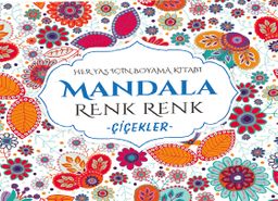 Mandala Renk Renk Çiçekler