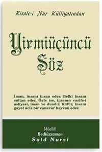 Yirmiüçüncü Söz - Orta Boy (Kod:429)