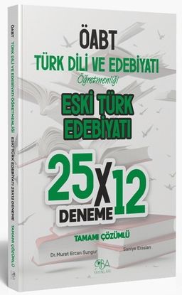 ÖABT Eski Türk Edebiyatı 25x12 Deneme Çözümlü 