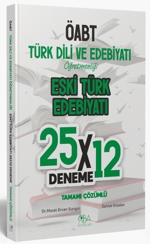 ÖABT Eski Türk Edebiyatı 25x12 Deneme Çözümlü 
