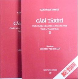 Câbî Târihi (Târîh-i Sultân Selîm-i Sâlis ve Mahmûd-ı Sânî) – 2 Cilt-(5-B-12)