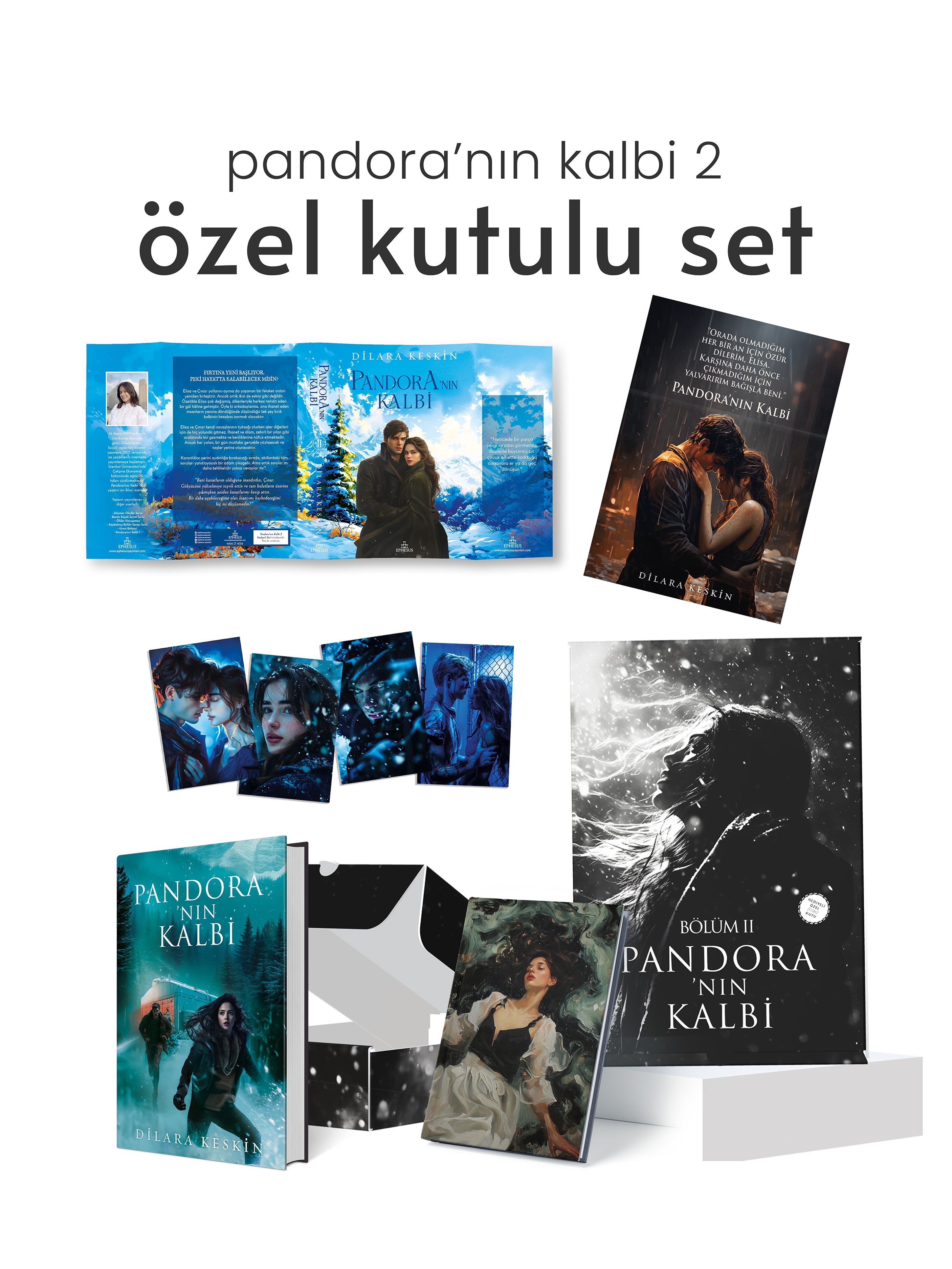 Pandora'nın Kalbi 2 Hediyeli Özel Kutu (Ciltli) (Dilara Keskin