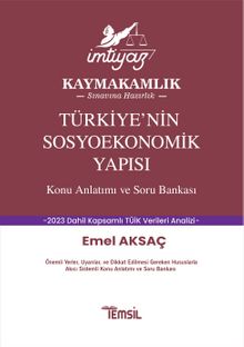 İmtiyaz Türkiye'nin Sosyoekonomik Yapısı Konu Anlatımı ve Soru Bankası