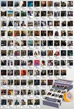 Yabancı Dizi Kapakları Polaroid Temalı 108 Adet Duvar Poster Seti, Oda Dekoru