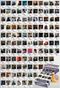 Yabancı Dizi Kapakları Polaroid Temalı 108 Adet Duvar Poster Seti, Oda Dekoru (GGK-K112)