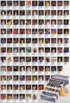 Yabancı Basketbol Oyuncuları Polaroid Temalı 108 Adet Duvar Poster Seti, Oda Dekoru (GGK-K115)