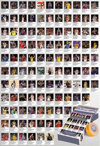 Yabancı Basketbol Oyuncuları Polaroid Temalı 108 Adet Duvar Poster Seti, Oda Dekoru