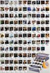 Yabancı Film Kapakları Polaroid Temalı 108 Adet Duvar Poster Seti, Oda Dekoru (GGK-K113)