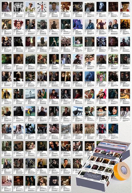 Yabancı Film Kapakları Polaroid Temalı 108 Adet Duvar Poster Seti, Oda Dekoru