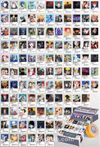 Anime Film Kapakları Polaroid Temalı 108 Adet Duvar Poster Seti, Oda Dekoru (GGK-K114)