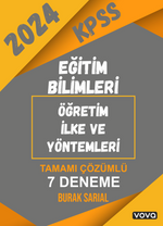 2024 Kpss Eğitim Bilimleri Öğretim İlke ve Yöntemleri Tamamı Çözümlü 7 Deneme