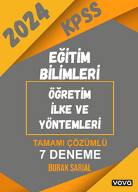 2024 Kpss Eğitim Bilimleri Öğretim İlke ve Yöntemleri Tamamı Çözümlü 7 Deneme
