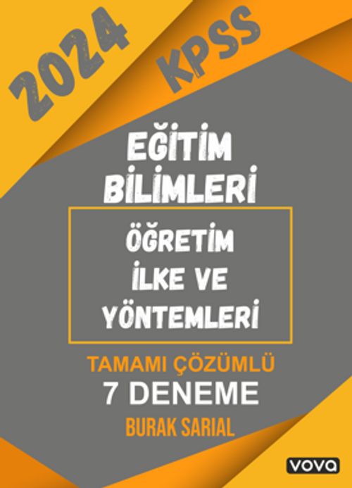 2024 Kpss Eğitim Bilimleri Öğretim İlke ve Yöntemleri Tamamı Çözümlü 7 Deneme