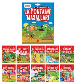 La Fontaine Masalları (10 Kitap Takım - Küçük Boy)