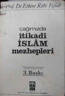 Çağımızda İtikadî İslam Mezhepleri / 13-D-5