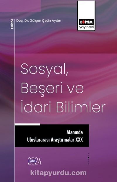 Sosyal Beşeri ve İdari Bilimler Alanında Uluslararası  