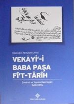 Vekayi-i Baba Paşa Fî't-Târîh (Kod: 11-A-25)
