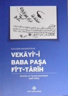 Vekayi-i Baba Paşa Fî't-Târîh (Kod: 11-A-25)
